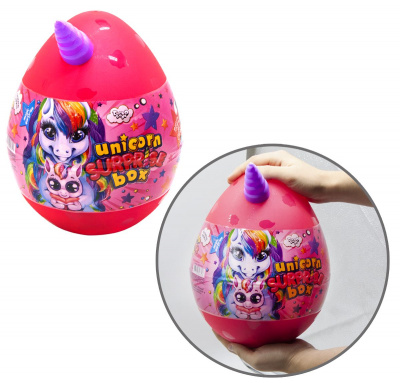 Іграшка-сюрприз Unicorn Surprise Box, укр (малиновий) Dankotoys USB-01-01U