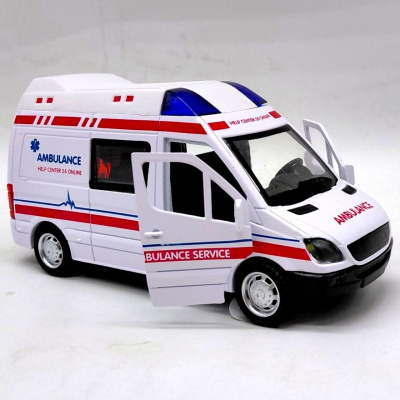 Машинка спецтехніка Швидка допомога з підсвіткою CHENGMEI TOYS CLM61K