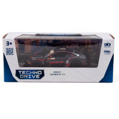 Дитяча автомодель BENTLEY CONTINENTAL GT3 TechnoDrive 250260 чорний