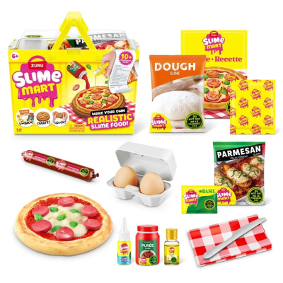 Ігровий набір зі слаймами "Піца" Slime Mart 15905B із серії "Shopping Basket"
