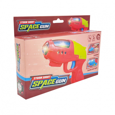 Дитяча іграшка "Космічний пістолет" GX820C(Red) звук та світло, розмір 19 см