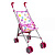 Коляска-тростина для ляльок Сови, метал MIC 9302W(HT).