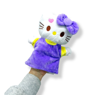 Мʼяка іграшка-рукавичка Кітті(25см) (БУЗКОВА) kidstoys 656