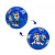 Мʼяч футбольний №2, Paw Patrol PVC синій MIC PP2509