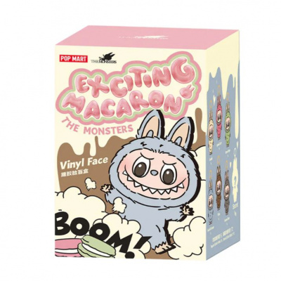 Іграшка-сюрприз мʼяка Exciting Macaron: Лабубу 16 см . POP MART 712551