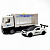 Вантажівка інерц. (Поліція) з метал машинкою (Біла) MIC 786-201C/202C