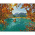Алмазна мозаїка "Прогулянка гірським озером" DBS1017 Brushme 40х50 см