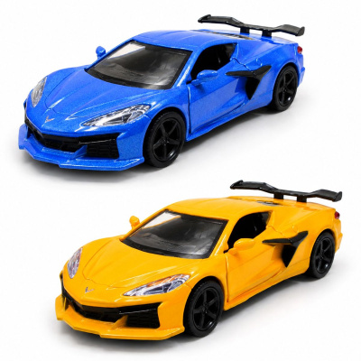 Автомодель – CHEVROLET CORVETTE мікс (синій, помаранчевий) TechnoDrive 260156U