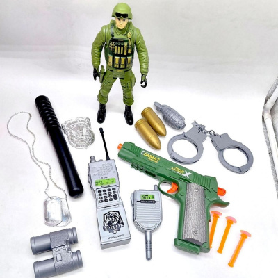 Військовий набір SWAT Equipment з фігуркою військового та пістолетом MIC 2022-50