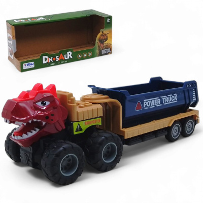 Вантажівка-монстр Динозавр, самоскид (червоний) YISU TOYS 068-169/170