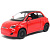 Машинка металева Fiat 500E, червоний Kinsmart KT5440W