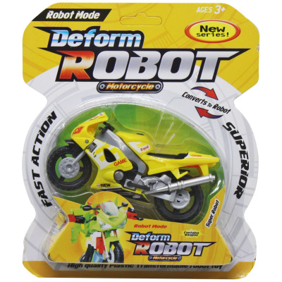 Мотоцикл-трансформер Deform robot, жовтий MIC ZP2A