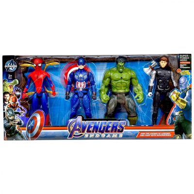 Набір героїв Месники/Avengers 4 фігурки MIC 1888C