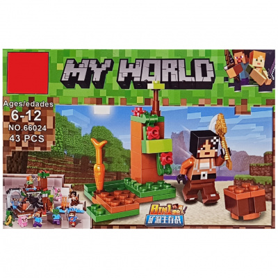 Конструктор дитячий "Minecraft" 66024K-8, 40 деталей