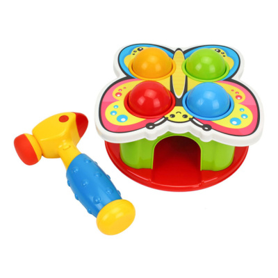 Розвиваюча гра з молоточком "Funny Butterfly" 3328TXK зі звуком, 4 кульки