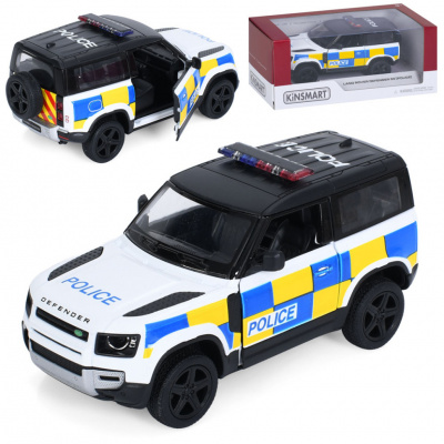Машинка інерційна Джип Land Rover Defender 90 KT5428WP відчиняються двері, 1:36