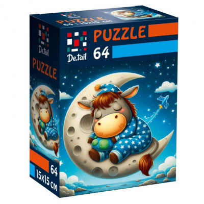 Пазли De.tail. Сонний віслючок 64 деталі Vladi Toys DT1234-06