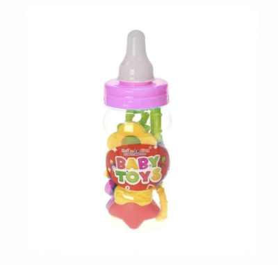Набір брязкалець в колбі 26,5x10x10 см YG Toys (рожевий) huan le xing toys 997-63A