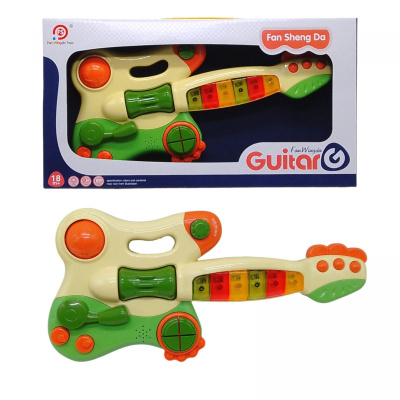 Музична іграшка Гітара на батарейках fan wingda toys 898-222