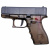 Водяний пістолет Glock 17 (ЧОРНИЙ) MIC 888-28S