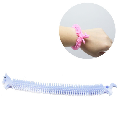 Браслет-антистрес Єдиноріг, блакитний MIC 14046