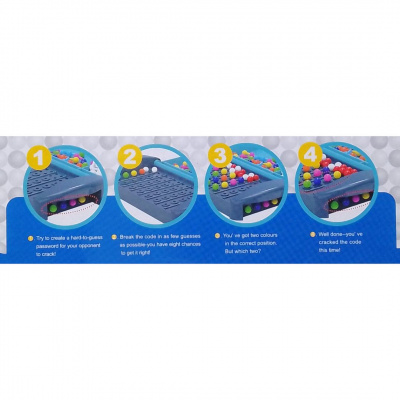 Настільна гра Code Breaking, поле для гри, кольорові піни HONGTAILE TOYS 777-116