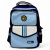 Рюкзак шкільний, 31х16х40 см (1 відділення, 4 кишені, на блискавці) блакитний MIC C72827