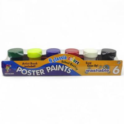 Набір гуаші Poster Paints (6 кольорів) MIC 6020