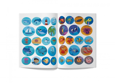 Книга Інтерактивні наліпки. Море (укр) Crystal Book F00029691