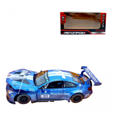 Машина мет. 1:24 Автопром BMW M6 GT3 Автопром 68255B