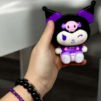 Сквіш аніме Куромі (Kuromi), 10 см, фіолетова MIC KA-23-1215