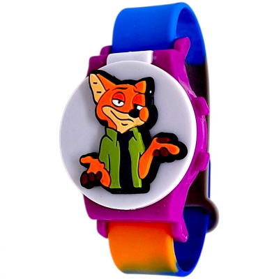 Дитячий годинник Зоотрополіс 2 / Zootopia 2 (Малиновий) ЛИС MIC 8899-66