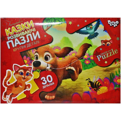 Пазли Кіт та пес (30 елементів) Danko toys Mx30-07-01,02,03,04...16