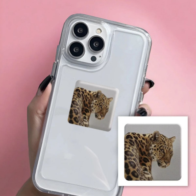 3D стікер Wild cat (ціна за 1 шт) Tattooshka SX-145