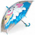 Парасолька дитяча (висота - 67 см; діаметр - 85 см), блакитна MIC C54903