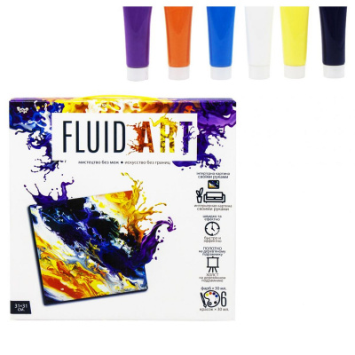 Набір для творчості Fluid art Dankotoys FA-01-01
