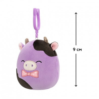 М'яка іграшка на кліпсі Корівка Олексі Squishmallows SQCP00463, 9 см