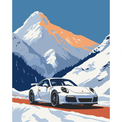 Картина по номерам Porsche 911 40х50 см Art Craft 12505-AC