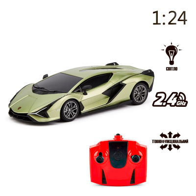 Машинка на радіокеруванні Lamborghini Sian (зелений) KS Drive 124GLSG