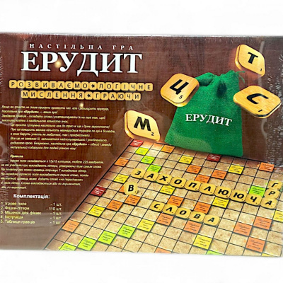 Настільна гра Ерудит, укр Dankotoys DTG4-UA