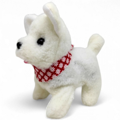 Інтерактивна іграшка Собачка, біла (15 см) MIC MS-dog