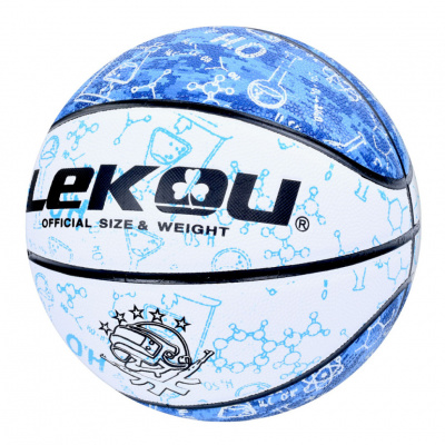 М'яч баскетбольний MS 3805(Blue) розмір 7, ПУ, 570-630 грам, 8 панелей