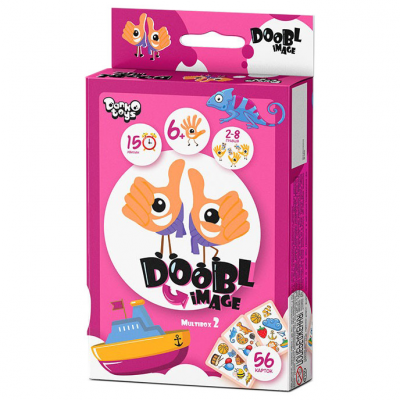 Розважальна настільна гра "Doobl Image" DBI-02-01U укр. мовою  Мультибокс2