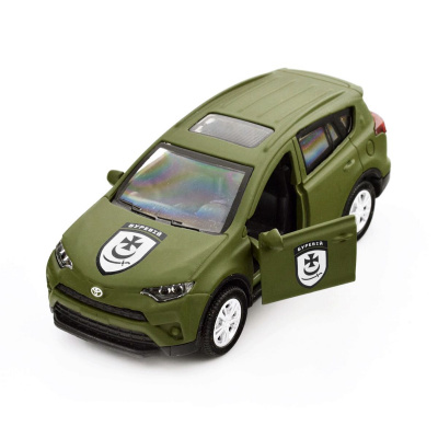 Машинка металева із серії Шеврони Героїв - Toyota Rav4 - Буревій TechnoDrive KM6198