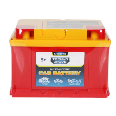 Ігровий набір CAR BATTERY - АВТОСЕРВІС З МІНІМОДЕЛЛЮ ЗМІНИ КОЛІР TechnoDrive SK-121SKS