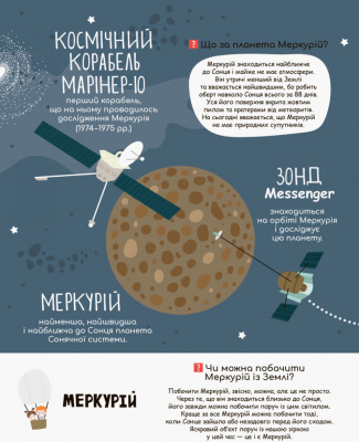 Дитяча книга "Моя перша енциклопедія" Загадковий космос" 866002 укр. мовою