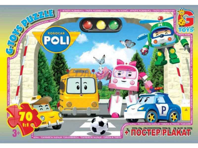 Пазли Робокар Поли: футбол, 70 ел Gtoys RR067435