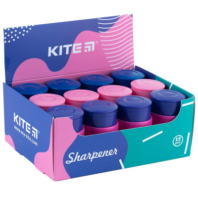 Точилка з контейнером Sunset, асорті Kite K24-368