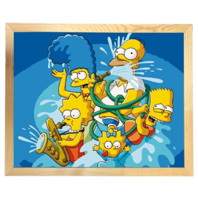 Картина за номерами з багетною рамкою Crazy family 30х40 см Art Craft 16039-ACF