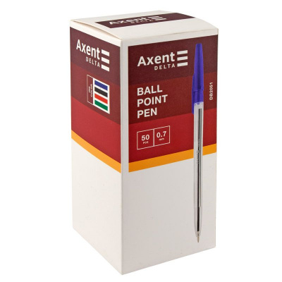 Ручка кулькова DB 2051, синя Axent DB2051-02